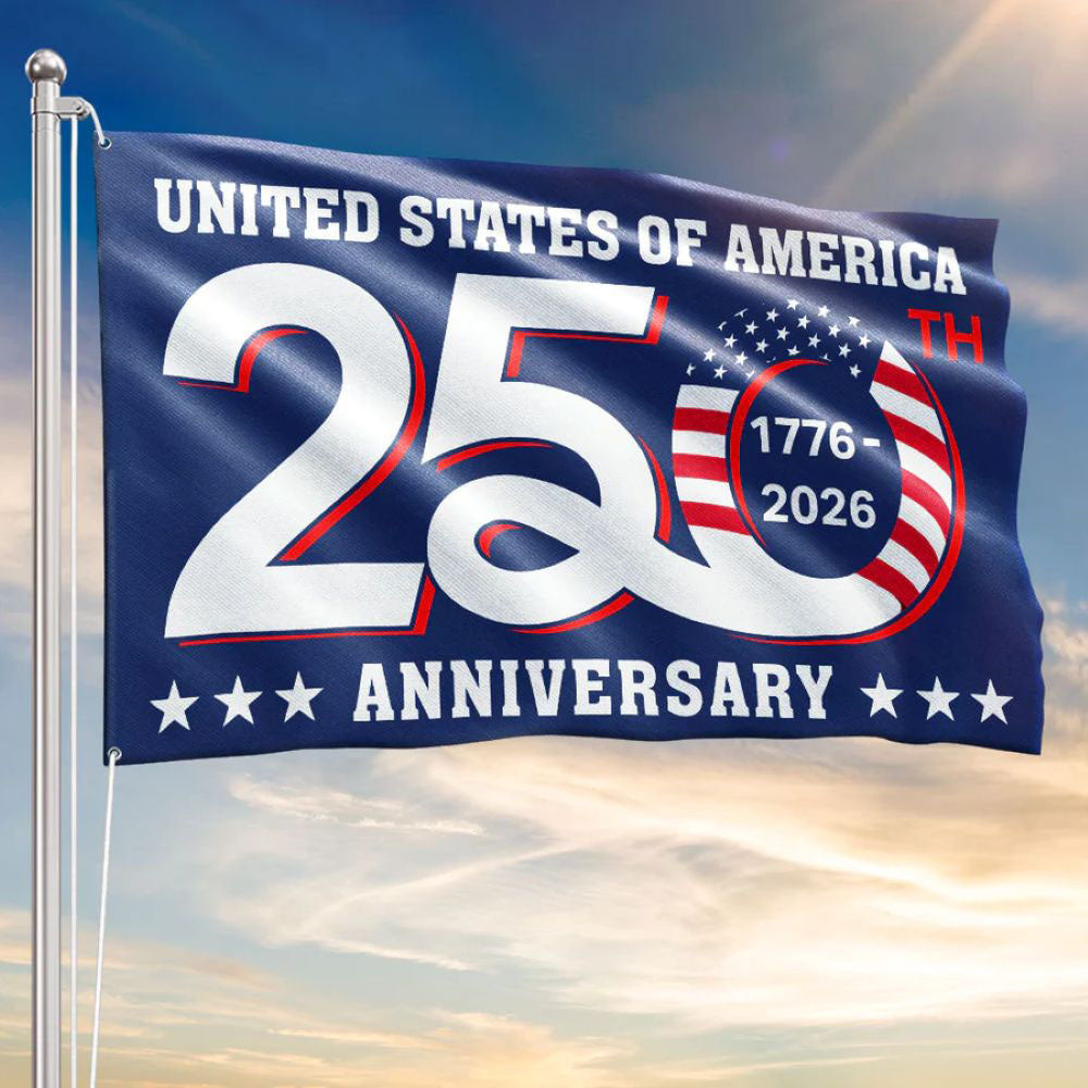 Patriotic 250th Anniversary Flag - C032