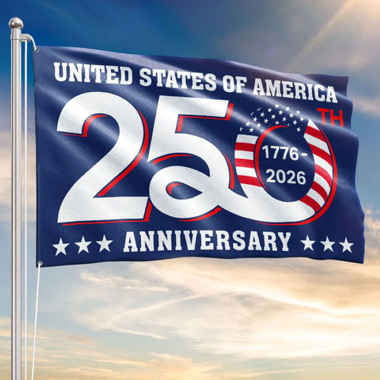 Patriotic 250th Anniversary Flag - C032