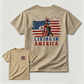 Apollo Creed Living In America July 4th Independence Day Graphic T-Shirt