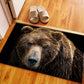 Realistic Bear Face - Wildlife Animal Area Rug - H631