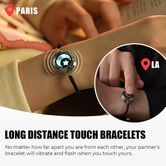 2-Pack Sun & Moon Bracelets – Luminous Couples Jewelry For Long-Distance Love