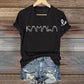 Women's La kamala Printed Short-Sleeved T-Shirt