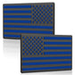 3D All-Black American Flag Emblem Decal