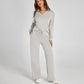 Women's 2 Piece Sets Outfits Casual Long Sleeve Sweatsuits Sets