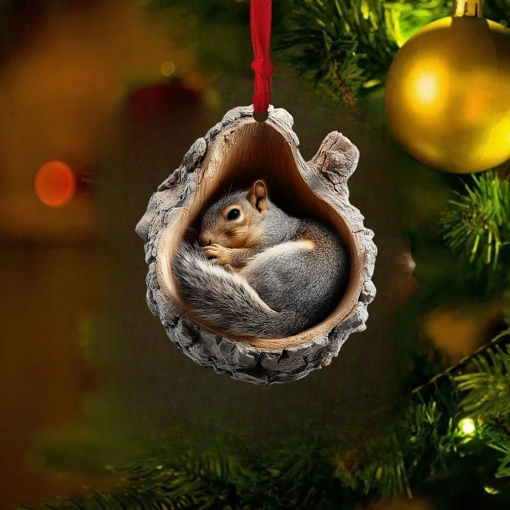 Squirrel - Animal Christmas Ornament CH220