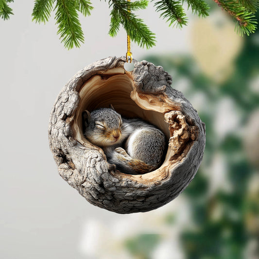 Squirrel - Animal Christmas Ornament CH221