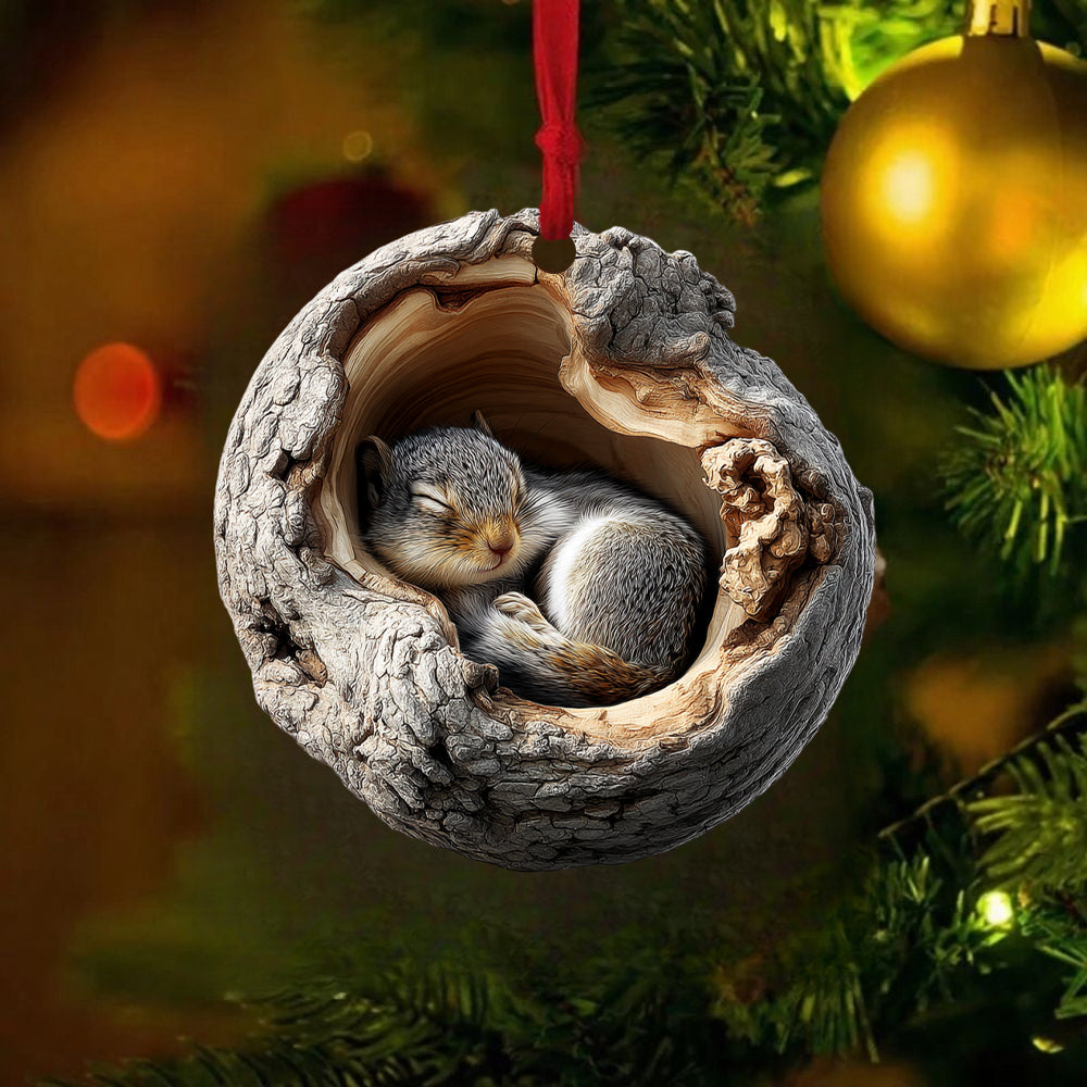Squirrel - Animal Christmas Ornament CH221