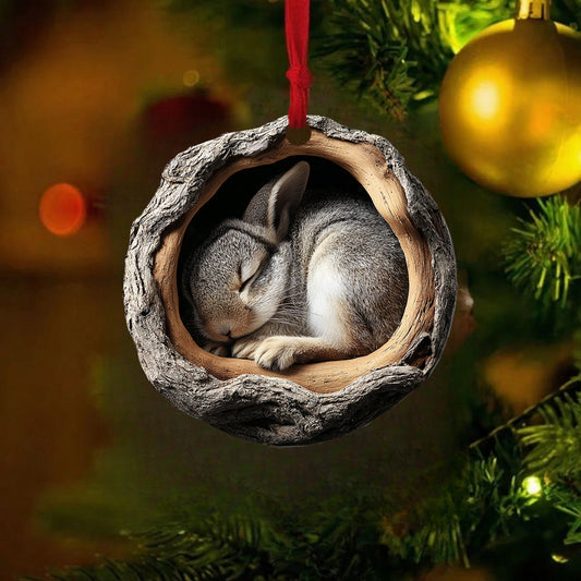 Rabbit - Animal Christmas Ornament CH222