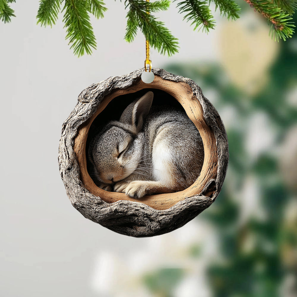 Rabbit - Animal Christmas Ornament CH222