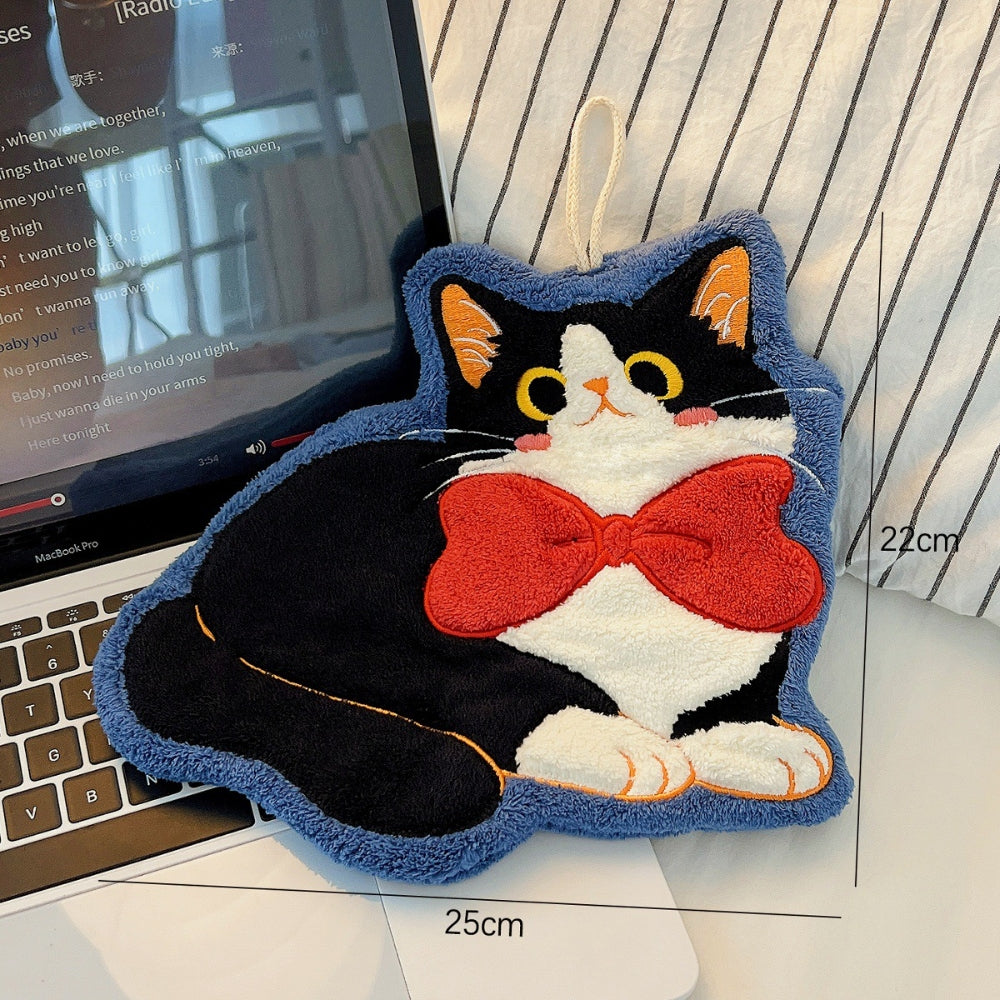 Adorable Cat Hand Towels - H549
