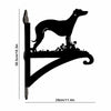 Whippet Dog Metal Hanging Bracket Plant Stand PS012