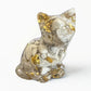 Handmade Natural Crystal Gemstone Sitting Cat