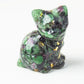 Handmade Natural Crystal Gemstone Sitting Cat