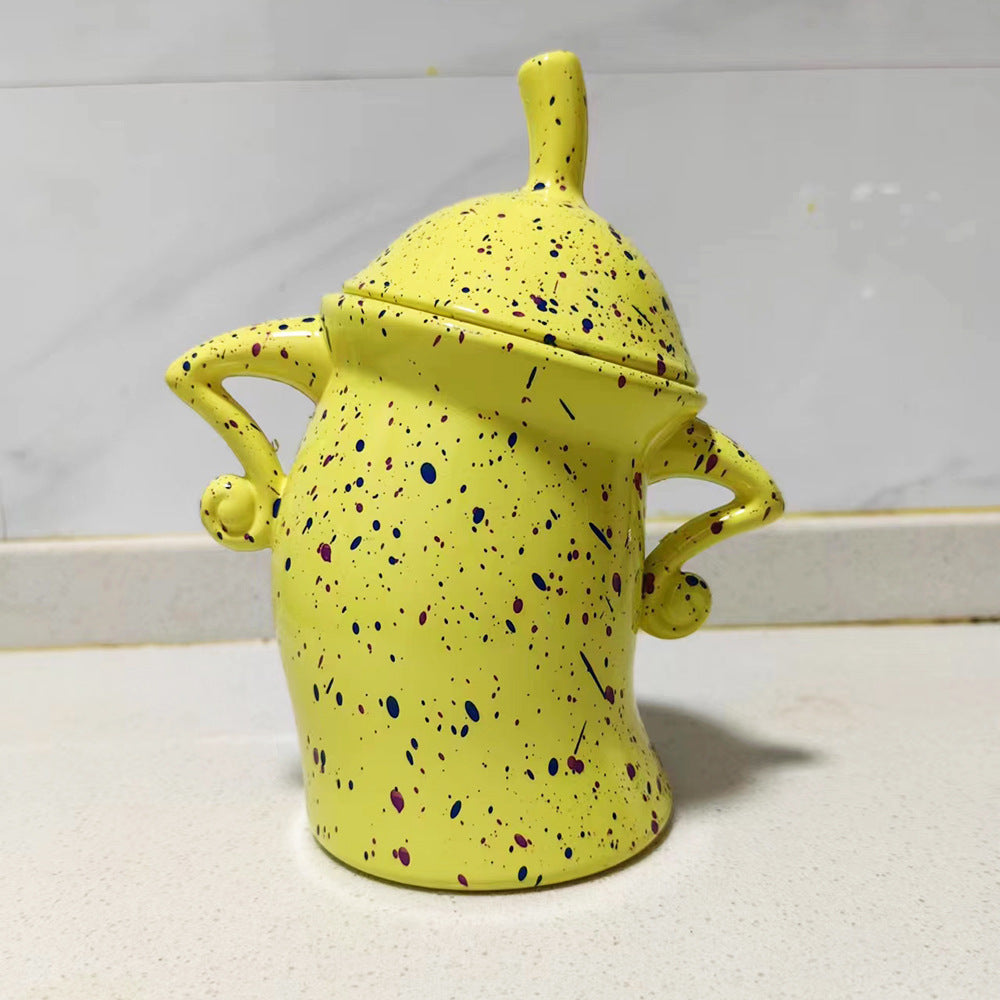 Handmade Canister With Attitude