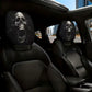 Funny Cartoon Car Headrest Covers – 2PCS Universal Fit