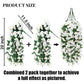 Artificial Faux Hanging Flowers Plants - UV resistant, Waterproof, Windproof
