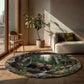 Forest Bear - 3D Illusion Round Rug - H636