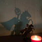 Headless Horseman Metal Candle Holder MD006