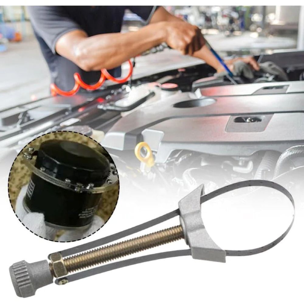 Adjustable Oil Filter Wrench – Heavy-Duty Universal Strap Tool