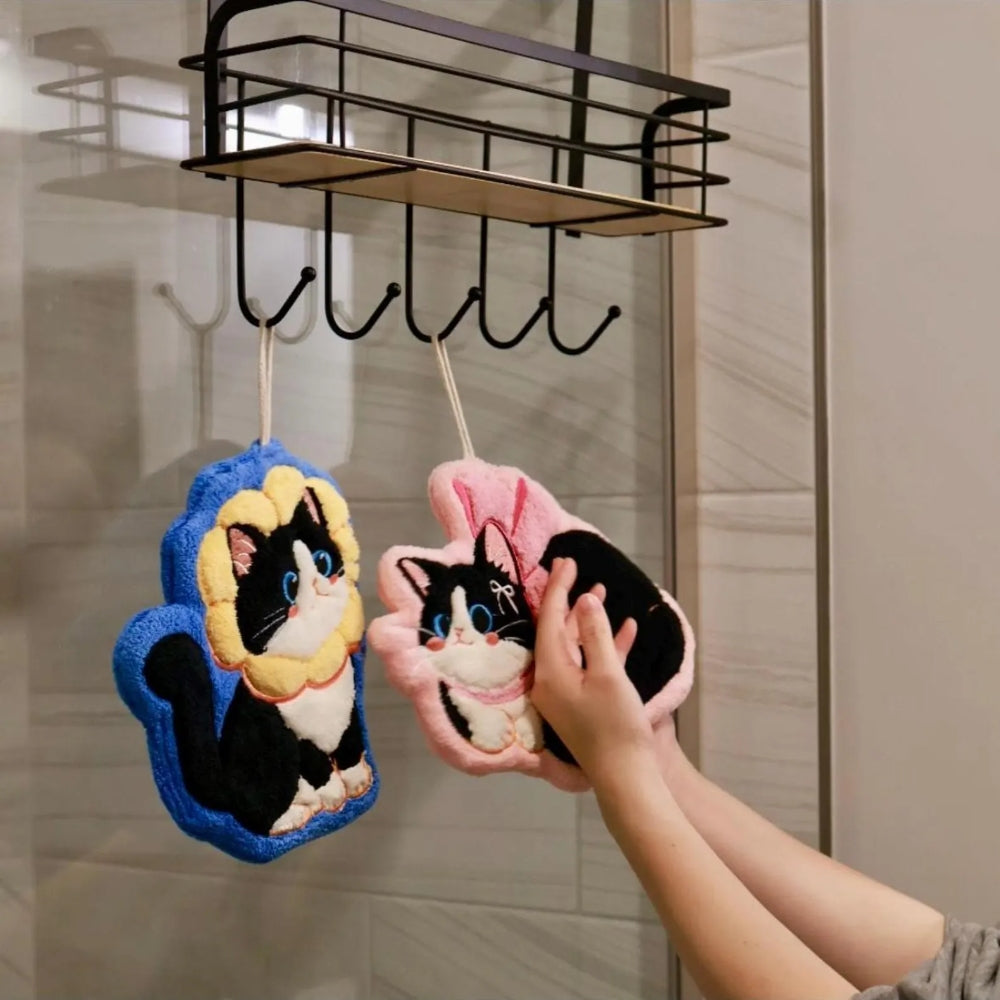 Adorable Cat Hand Towels - H549