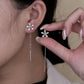 Flower Threader Diamond Earrings (Pair)