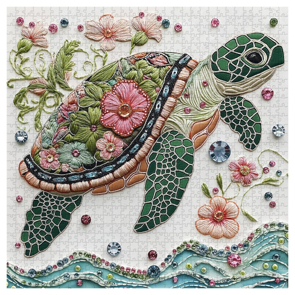 Wave Spirit Jigsaw Puzzle 1000 Pieces - Turtle