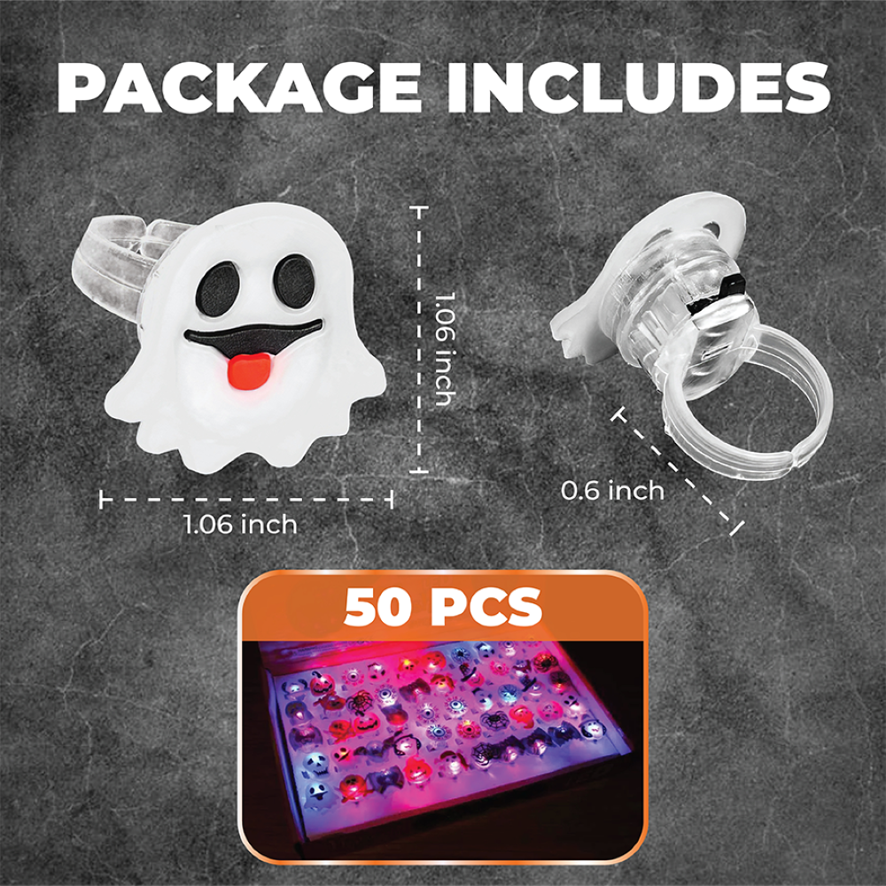 Halloween LED Glow Rings