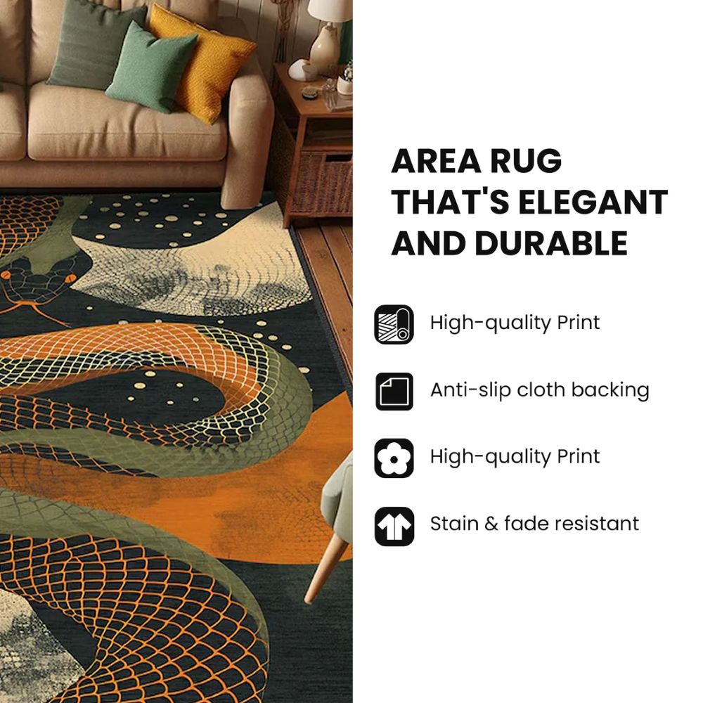 Rustic Guardian - 3D Illusion Area Rug  - H653