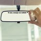 "Te Amo Maneja Con Cuidado" Car Mirror Decal Set – Cute Reflective Vinyl Stickers