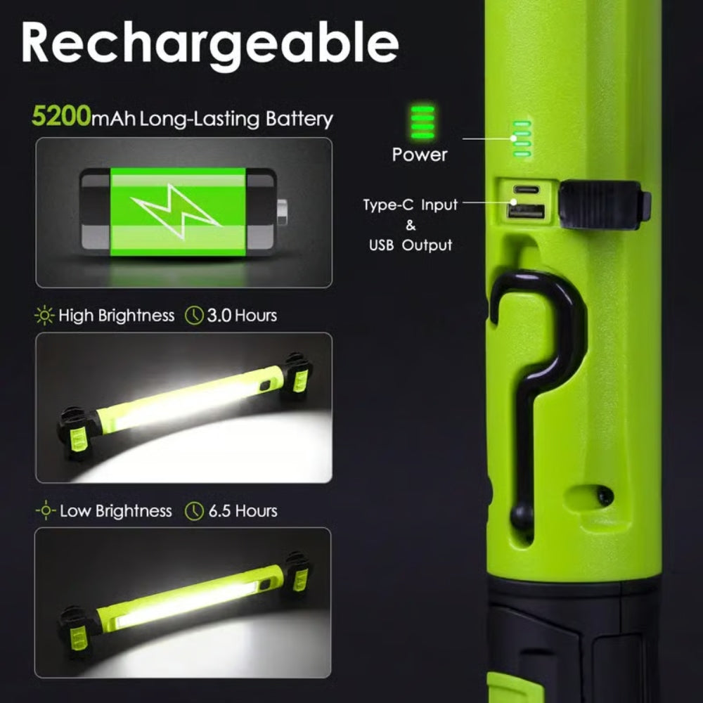 3000 Lumens Rechargeable Work Light — Bright, Tough & Built for Every Job