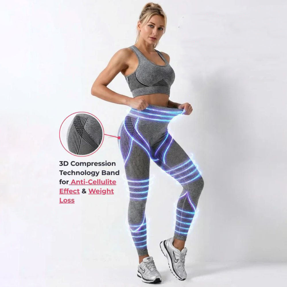 High Waisted And Hip Lifting Yoga Elastic Quick Drying Tight Pants