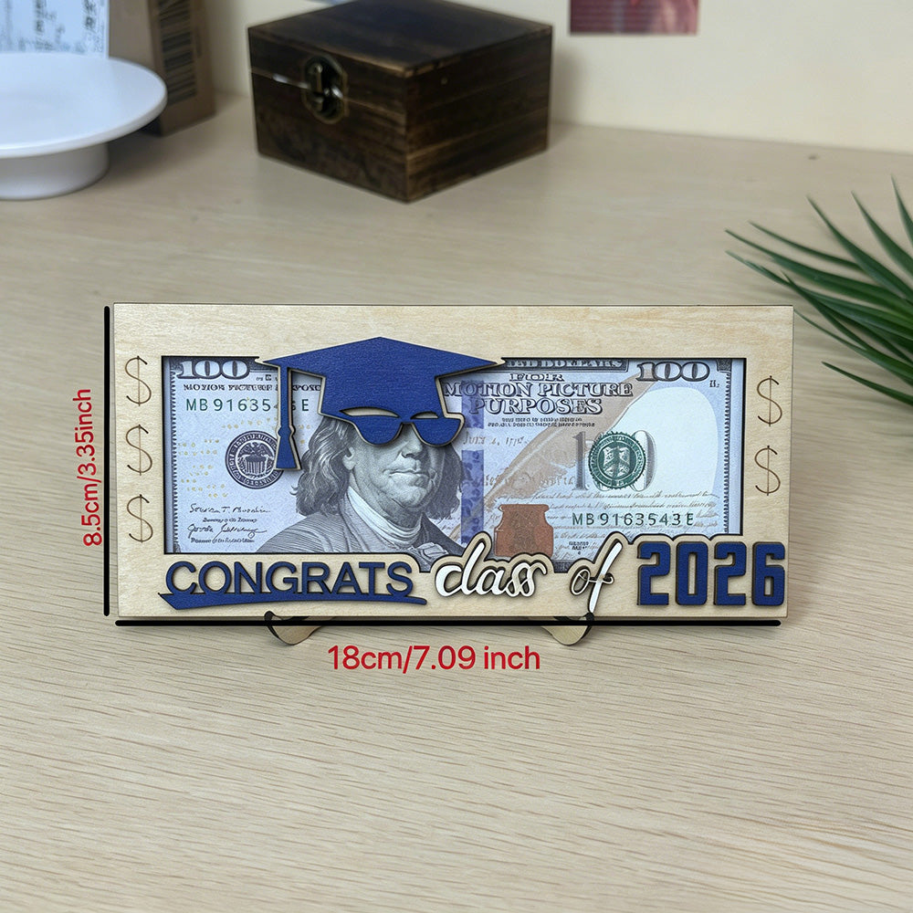 Wooden Money Holder – Unique Cash Gift Keepsake Box