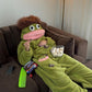 Funny Monster Hooded Fleece Robe