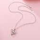 Bone Heart Paw Necklace