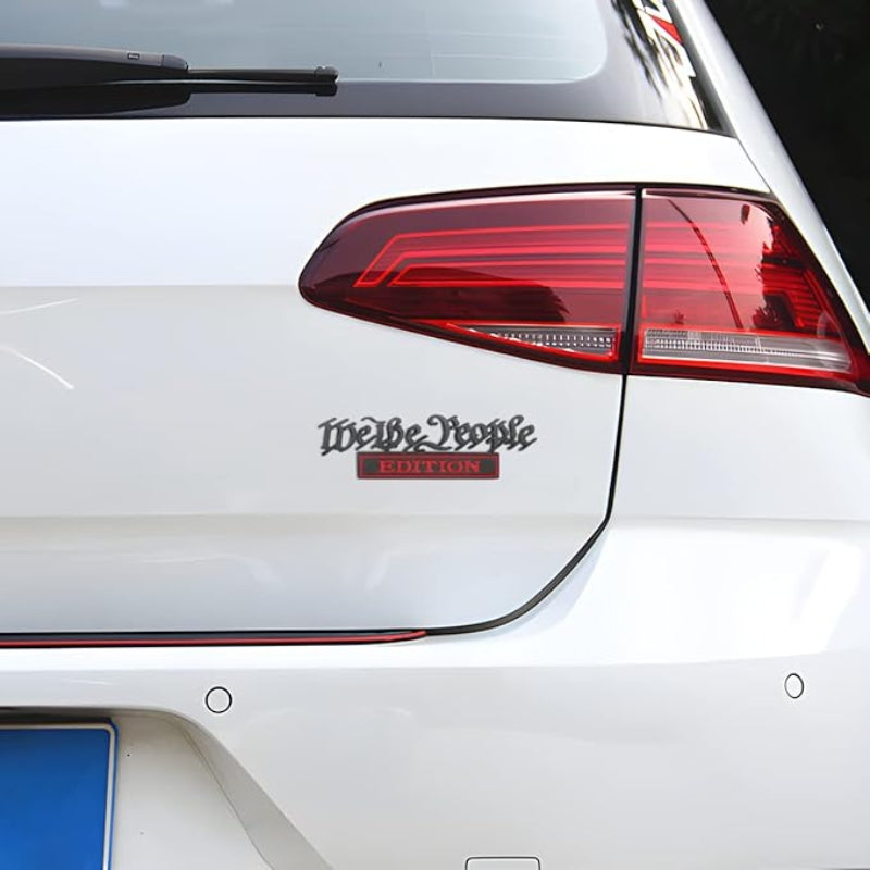 We the People Edition - Emblem Sticker Badge, Funny Decals for Car, Truck, SUV, Motorcycle - TE020