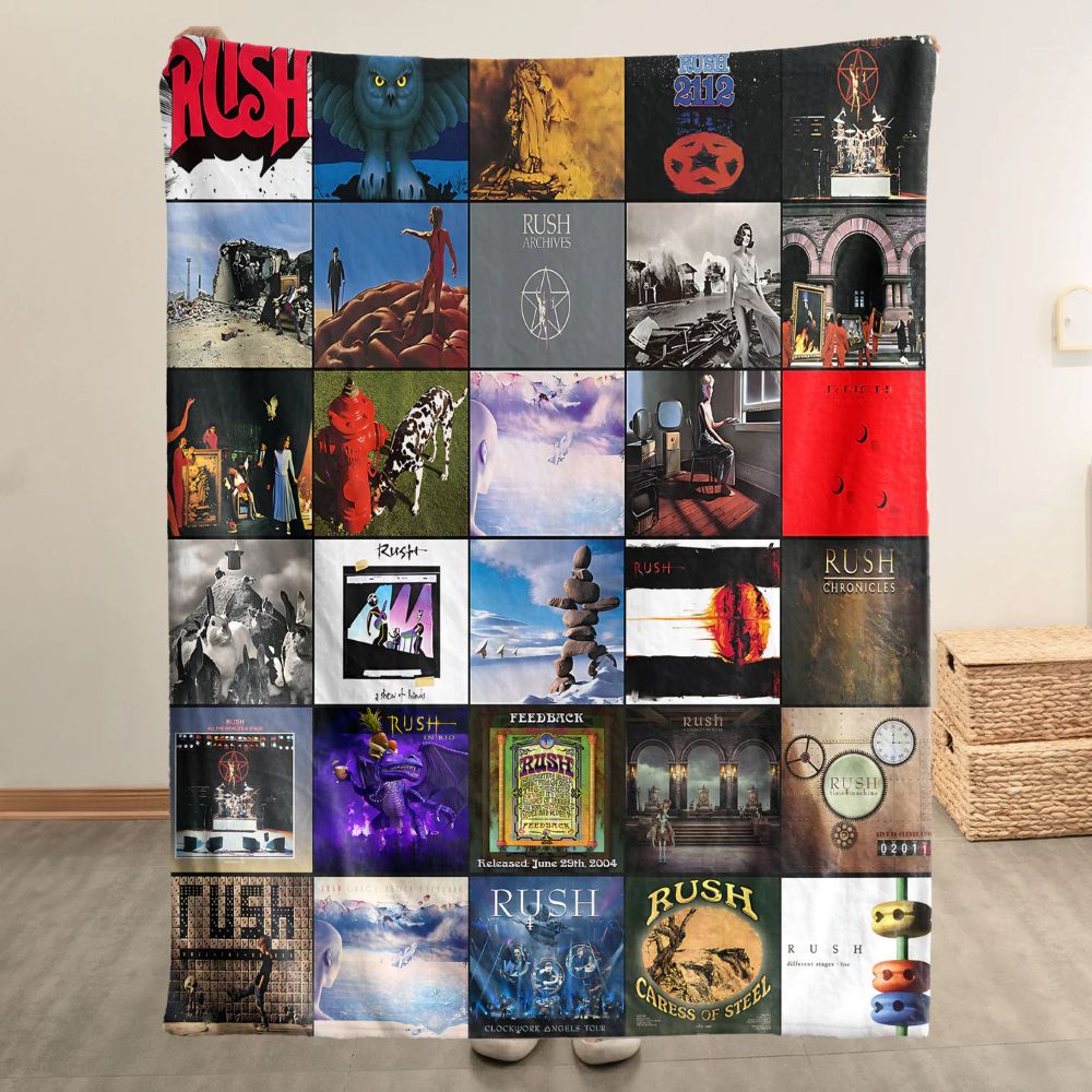 Rush Blanket - D603 - A Progressive Rock Tribute in Ultimate Comfort