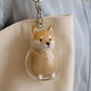 Dog Hair Collector Keychain Charm Memorial Storage Box