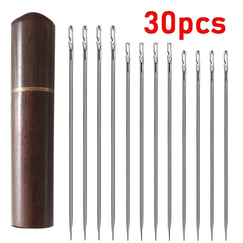 Self-Threading Hand Sewing Needles Kit (30pcs)