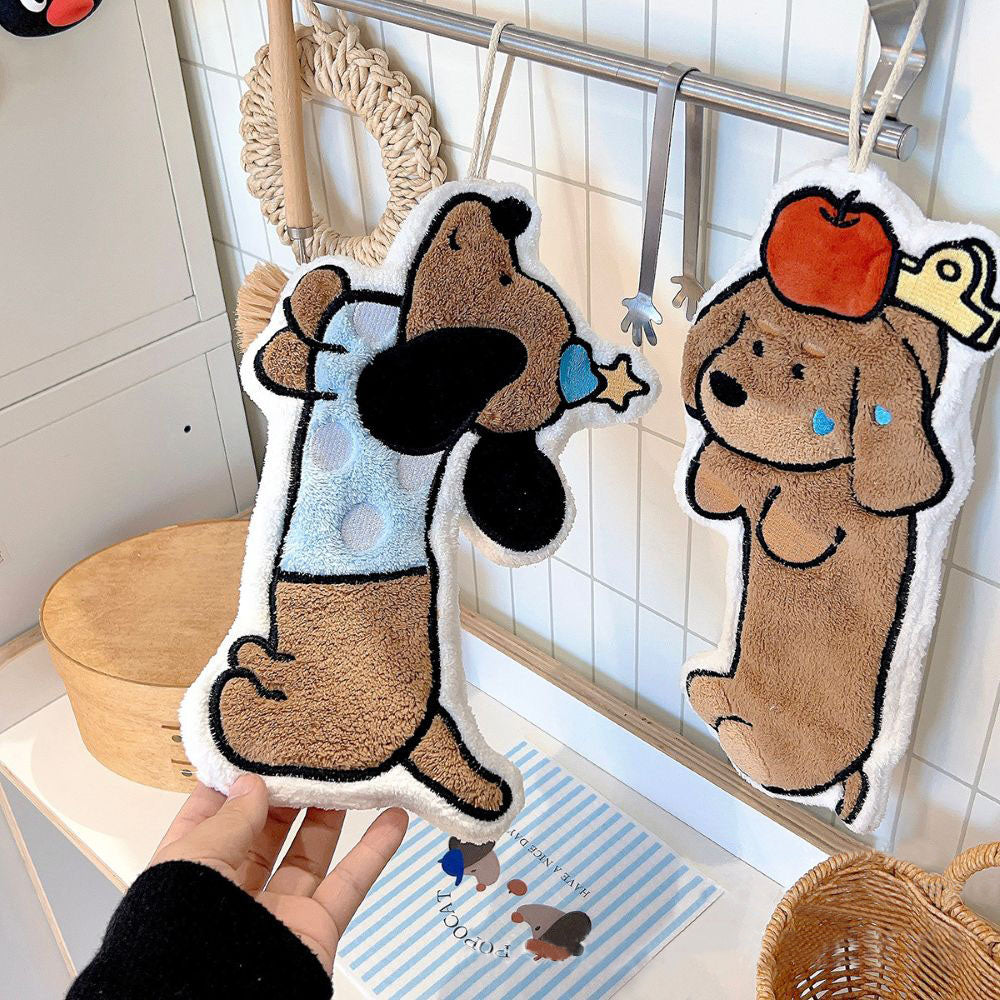 Adorable Dog Hand Towels - H553