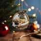 Bullmastiff In Mini Baskets Ornament - MB003