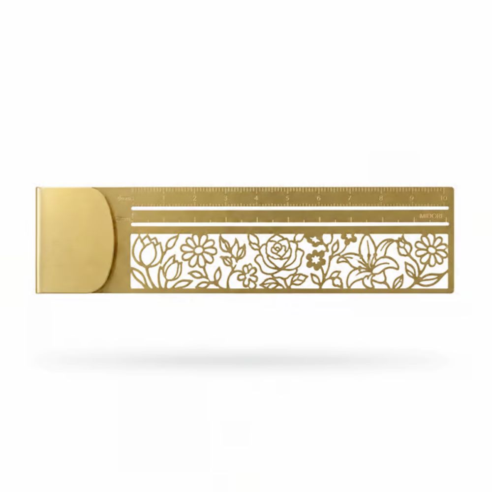 3-in-1 Metal Bookmark Ruler - Bookmark, Ruler & Coloring