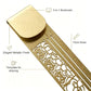 3-in-1 Metal Bookmark Ruler - Bookmark, Ruler & Coloring