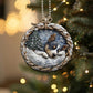 Australian Cattle Dog In Mini Baskets Ornament - MB030