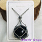 Crystal Stone Holder Necklace