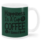 Happiness Is A Cup Of Coffee & A Banned Book - Coffee Mug