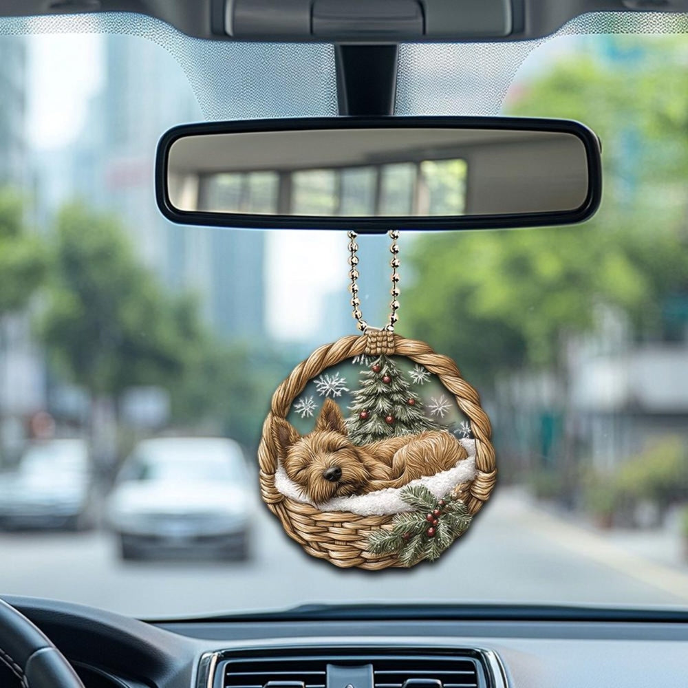 Welsh Terrier In Mini Baskets Ornament - MB031