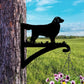 Golden Retriever Dog Metal Hanging Bracket Plant Stand PS080