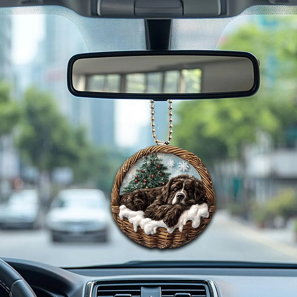 Newfoundland In Mini Baskets Ornament - MB037