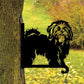 Shih Tzu Metal Hanging Bracket Plant Stand PS014