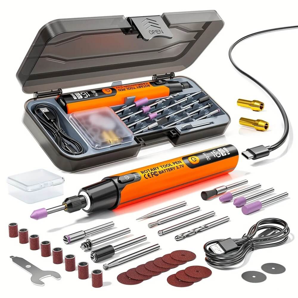 39pcs USB-Powered Electric Grinding & Polishing Tool Set
